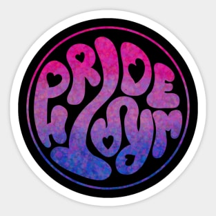 Pride and Wrath (Bi Pride) Sticker